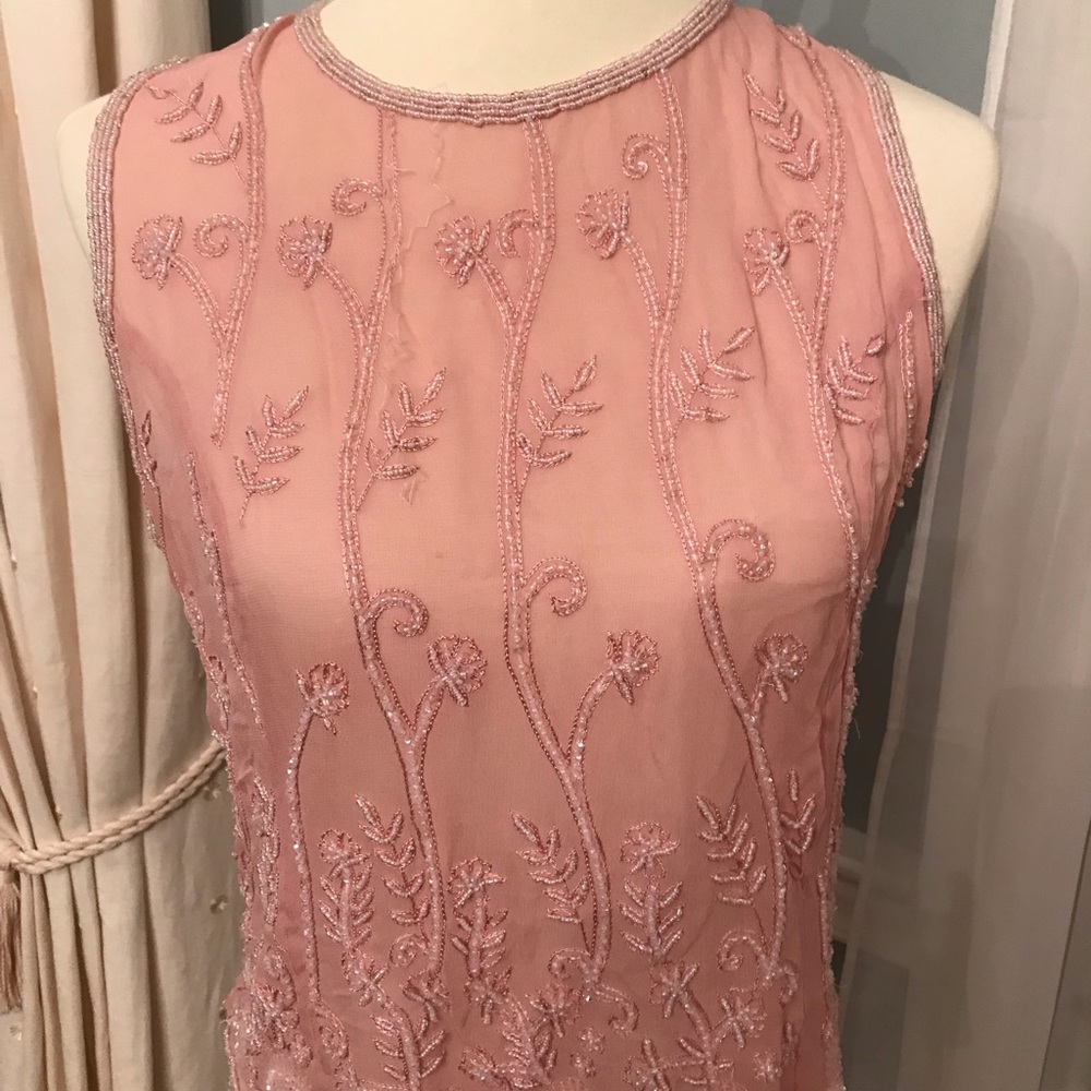 Calypso sheer beaded top